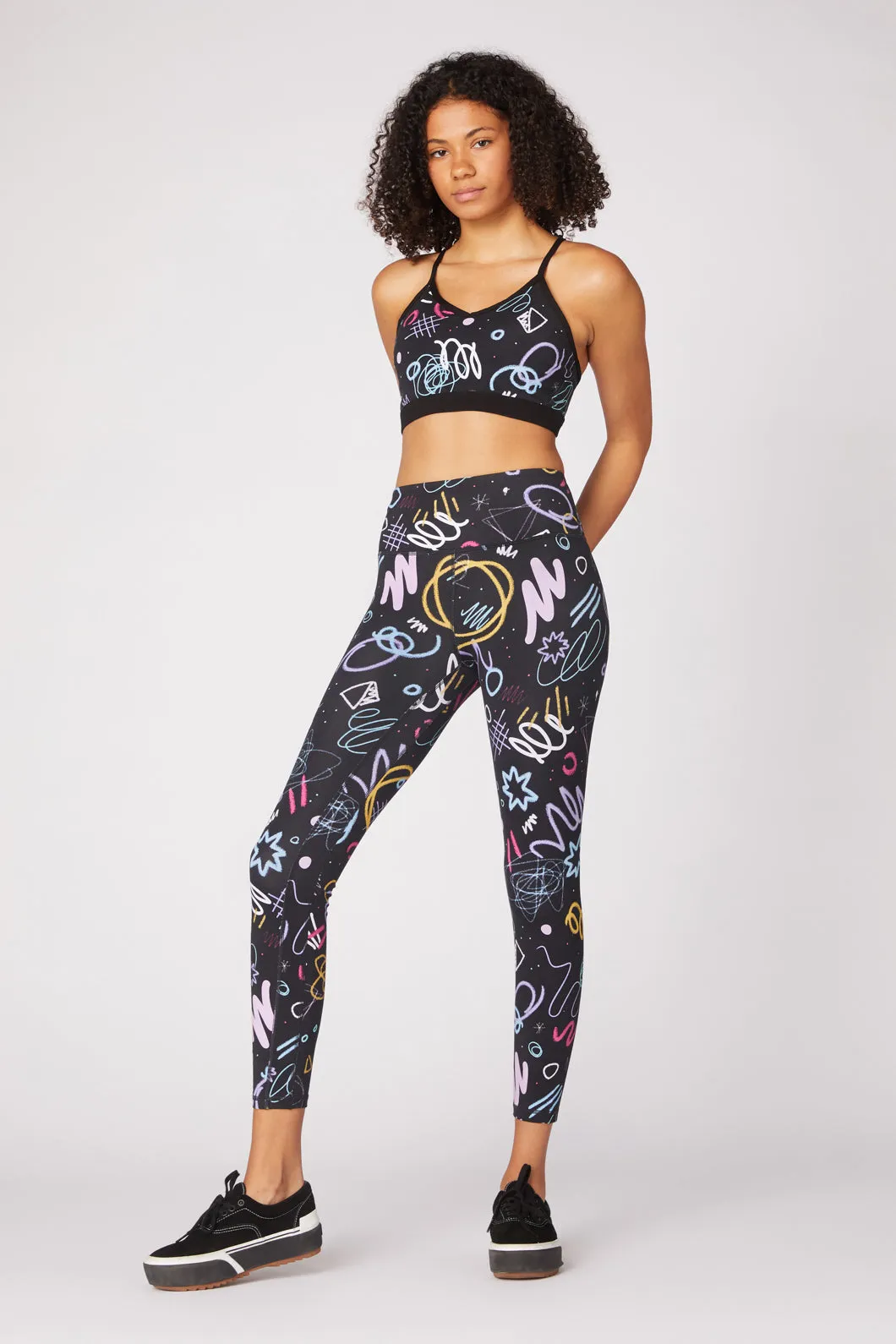 Scribble Full Length Legging