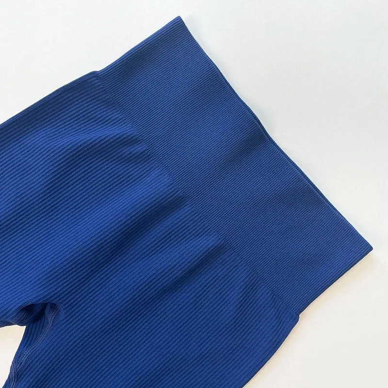 Seamless Ribbed Yoga Set