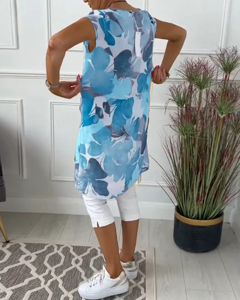 Seraphina - Relaxed Floral Top