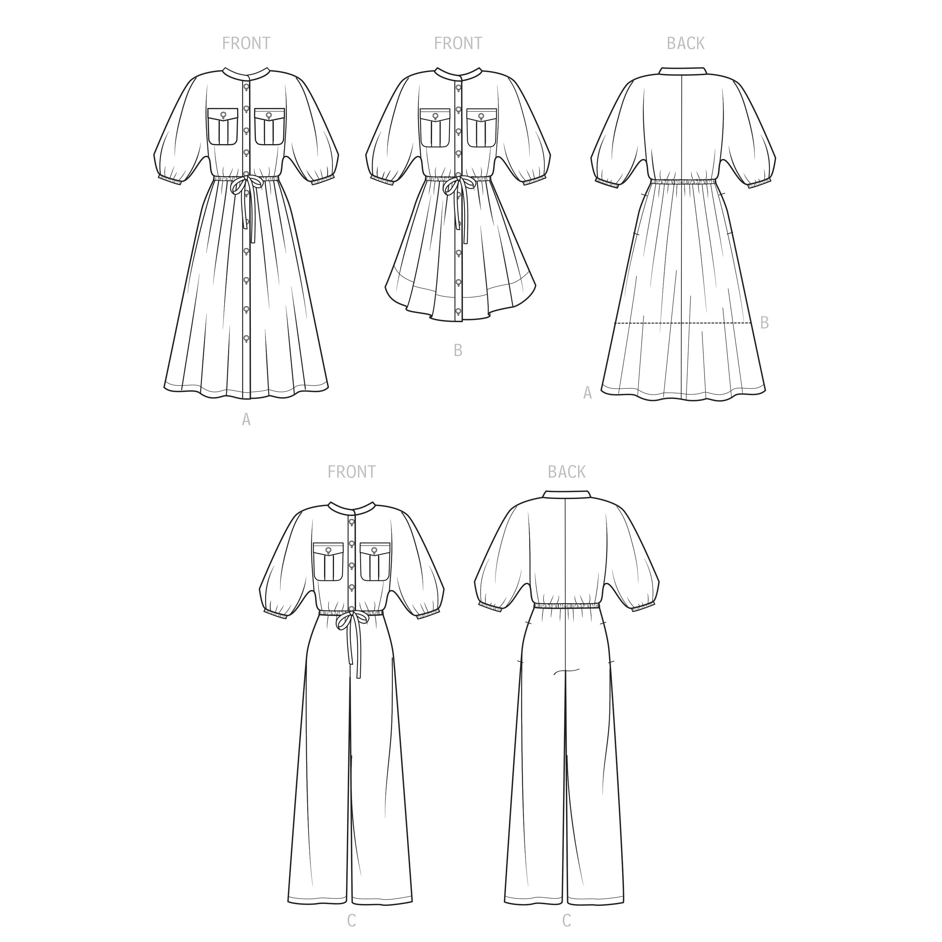 Simplicity Pattern 9544 Misses' Dress & Jumpsuit
