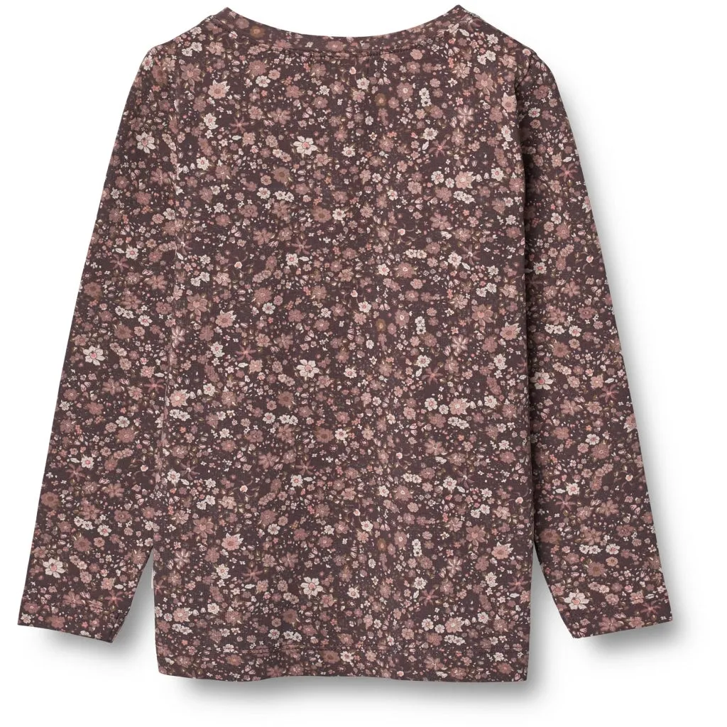 T-Shirt Manna - soft eggplant meadow