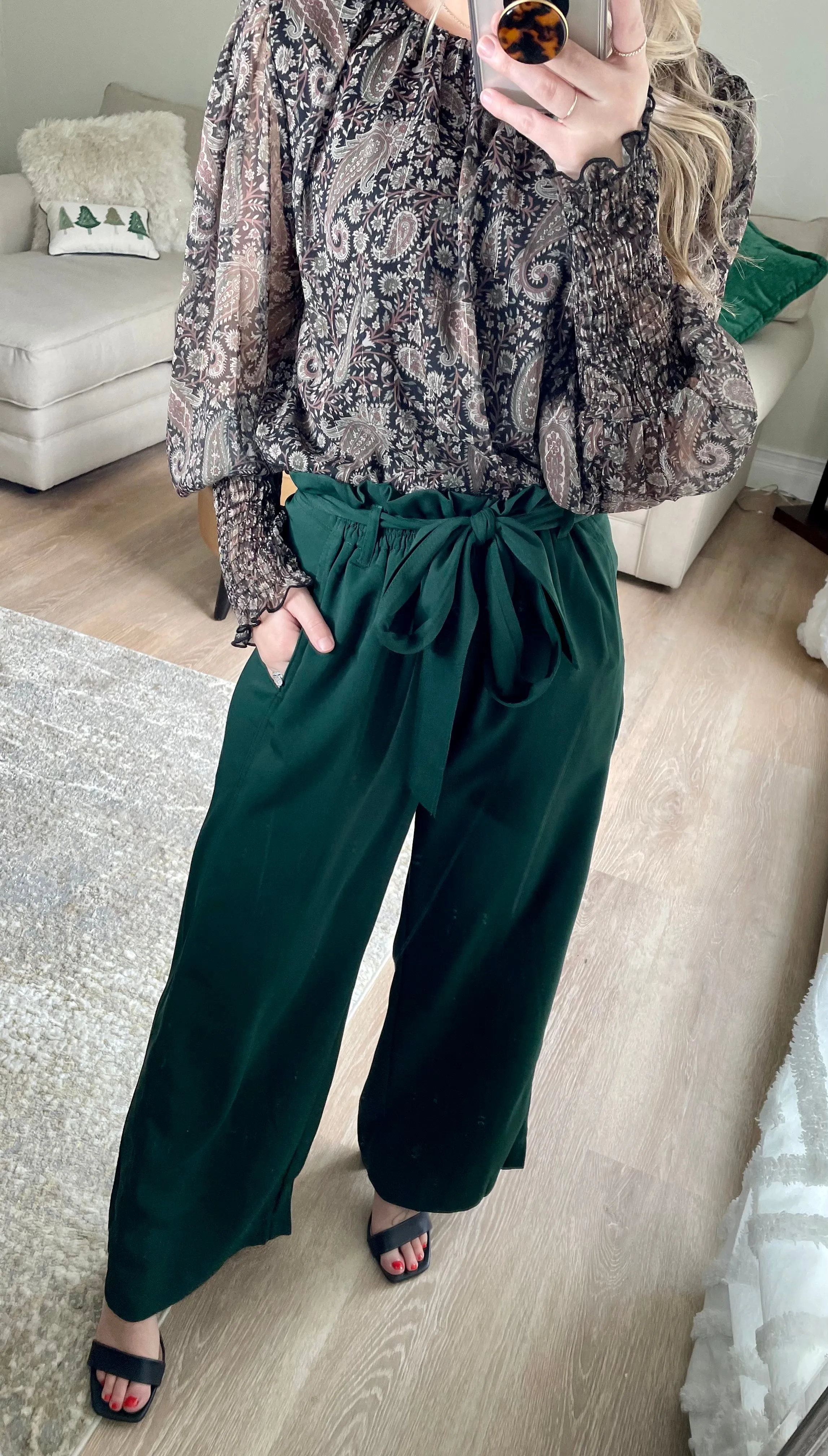 Tis The Season Paperbag Pants
