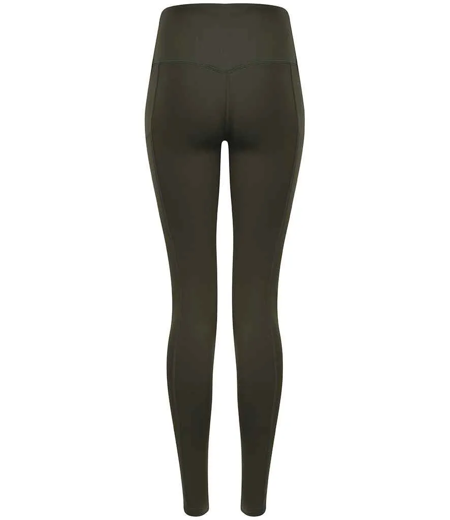 Tombo Ladies Core Pocket Leggings | Olive Green