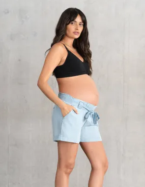 Under Bump Shorts with Self-Tie Belt
