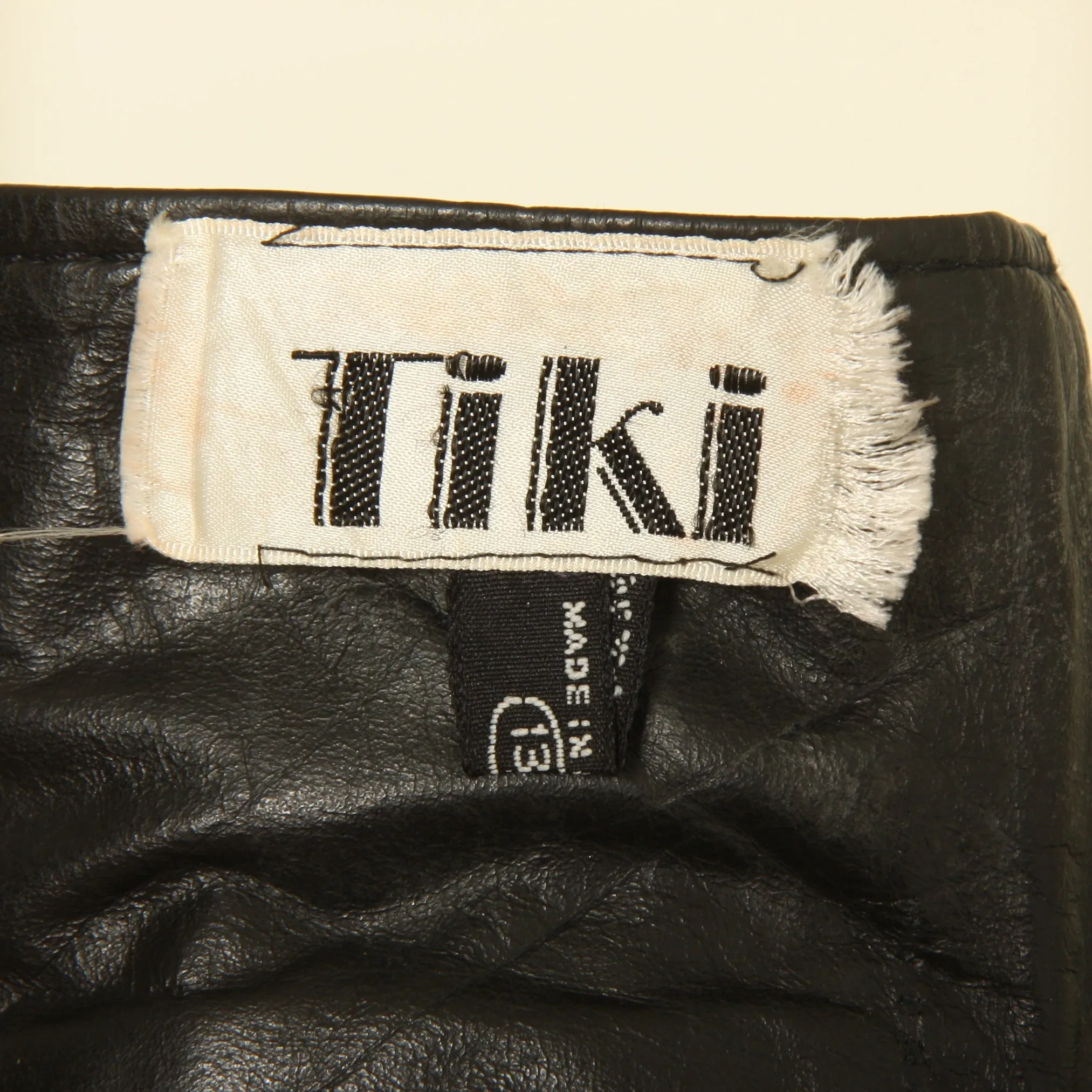 Vintage 80's Chic High Waist Leather Trousers