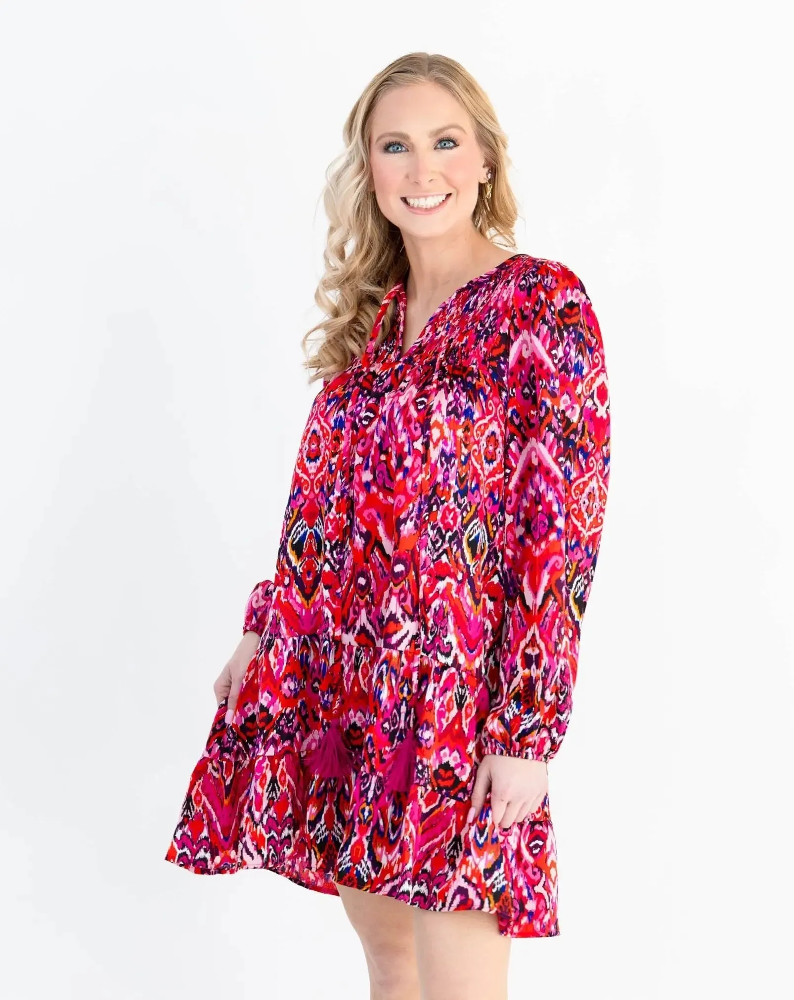 Wishful Dreamer Short Tiered Dress