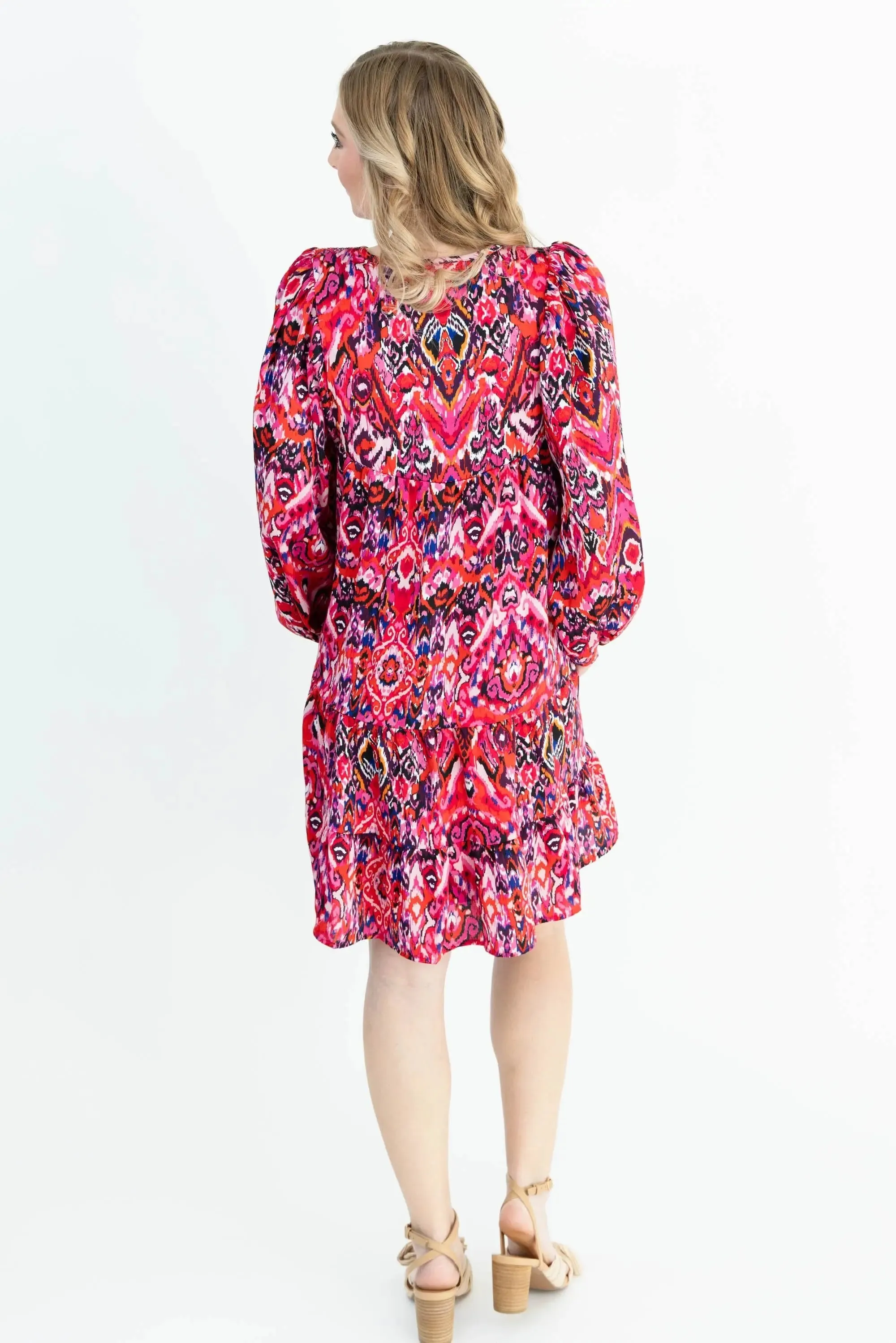 Wishful Dreamer Short Tiered Dress