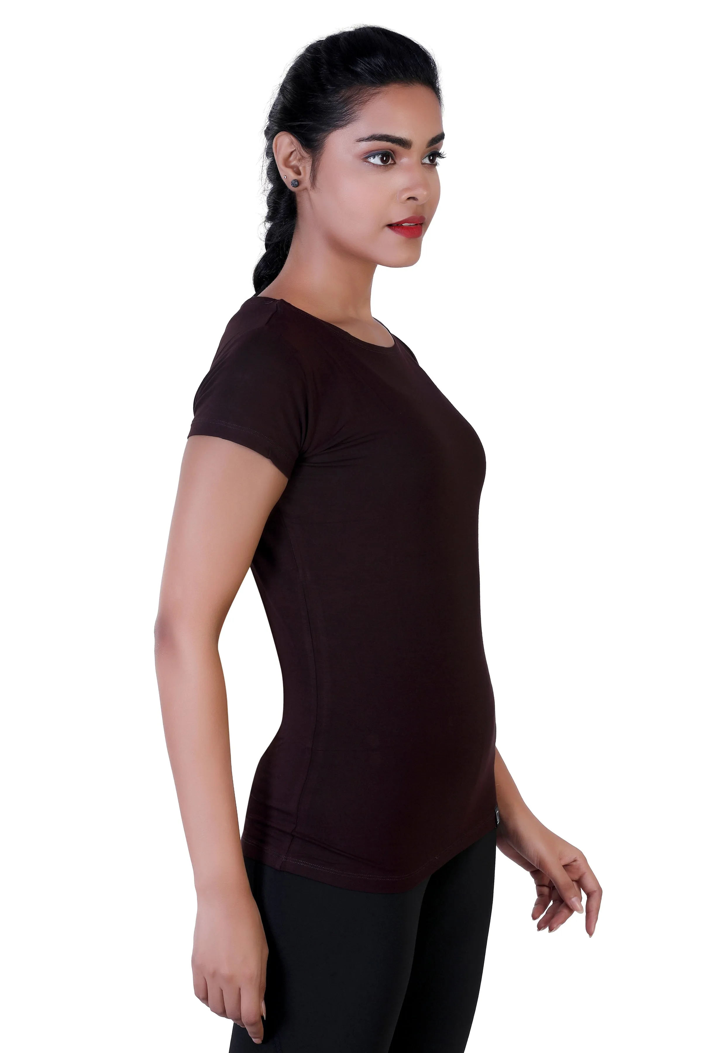 WOMEN'S SOLID ULTRA SOFT STANDARD FIT T-SHIRT