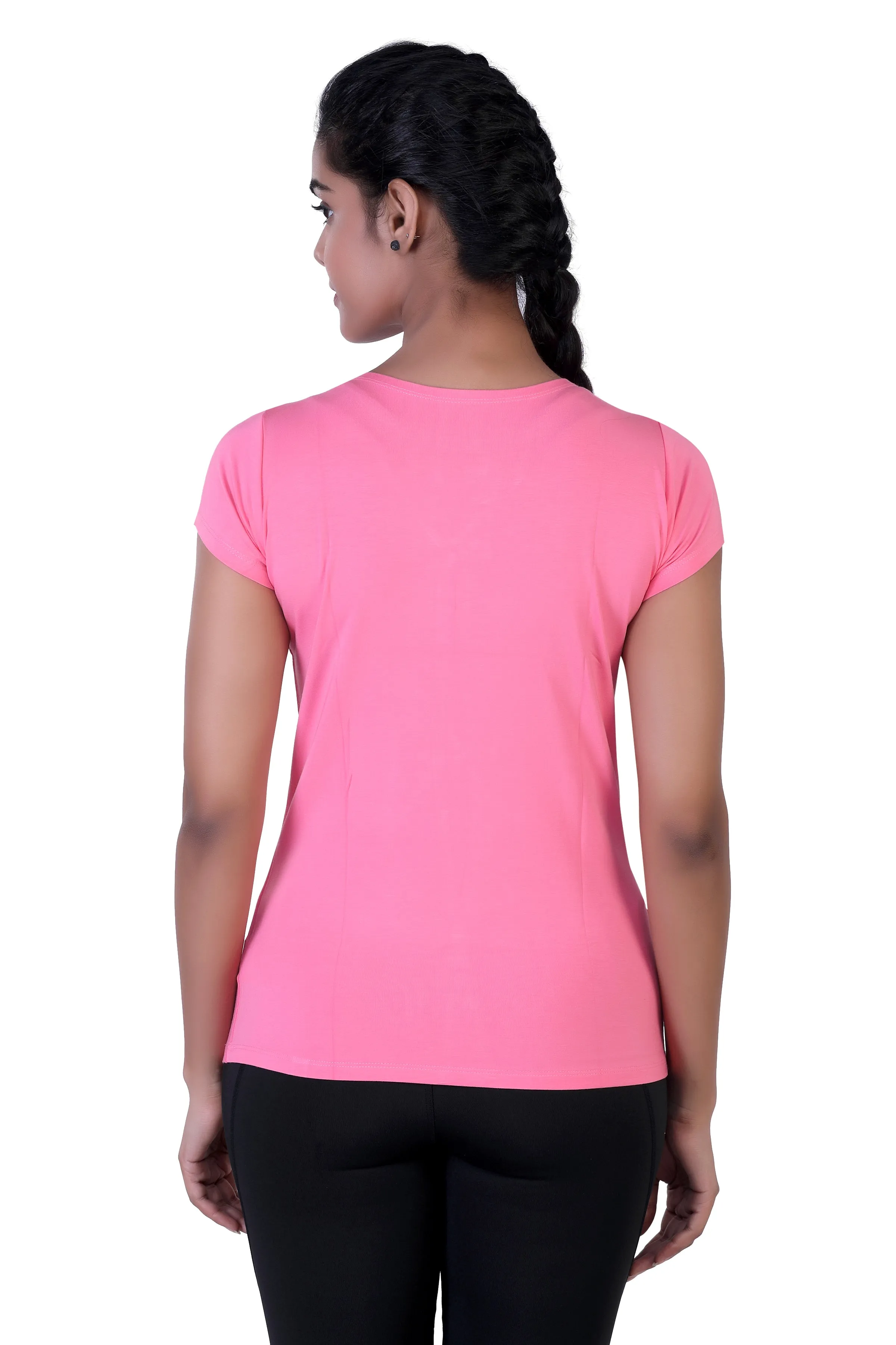 WOMEN'S SOLID ULTRA SOFT STANDARD FIT T-SHIRT