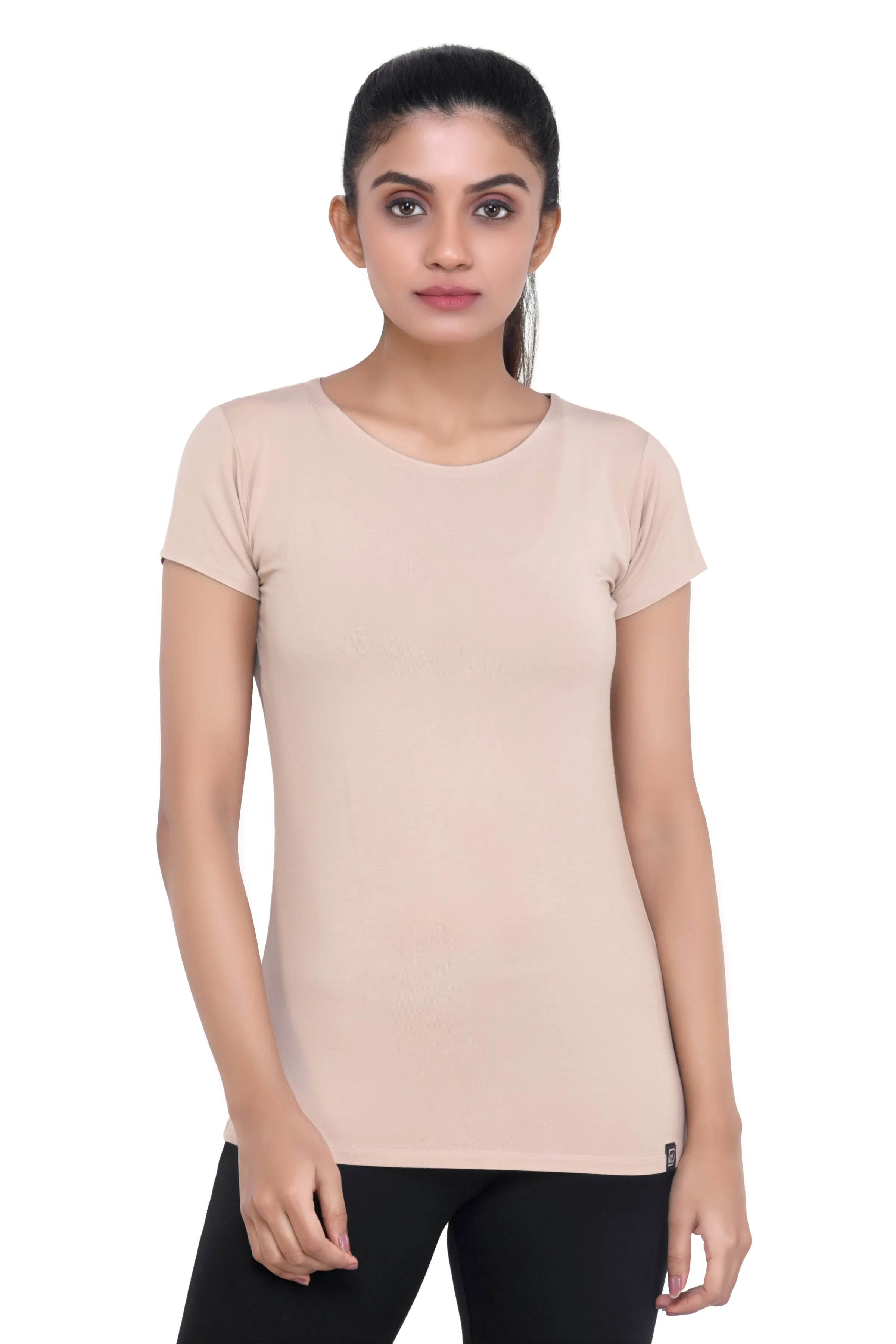 WOMEN'S SOLID ULTRA SOFT STANDARD FIT T-SHIRT