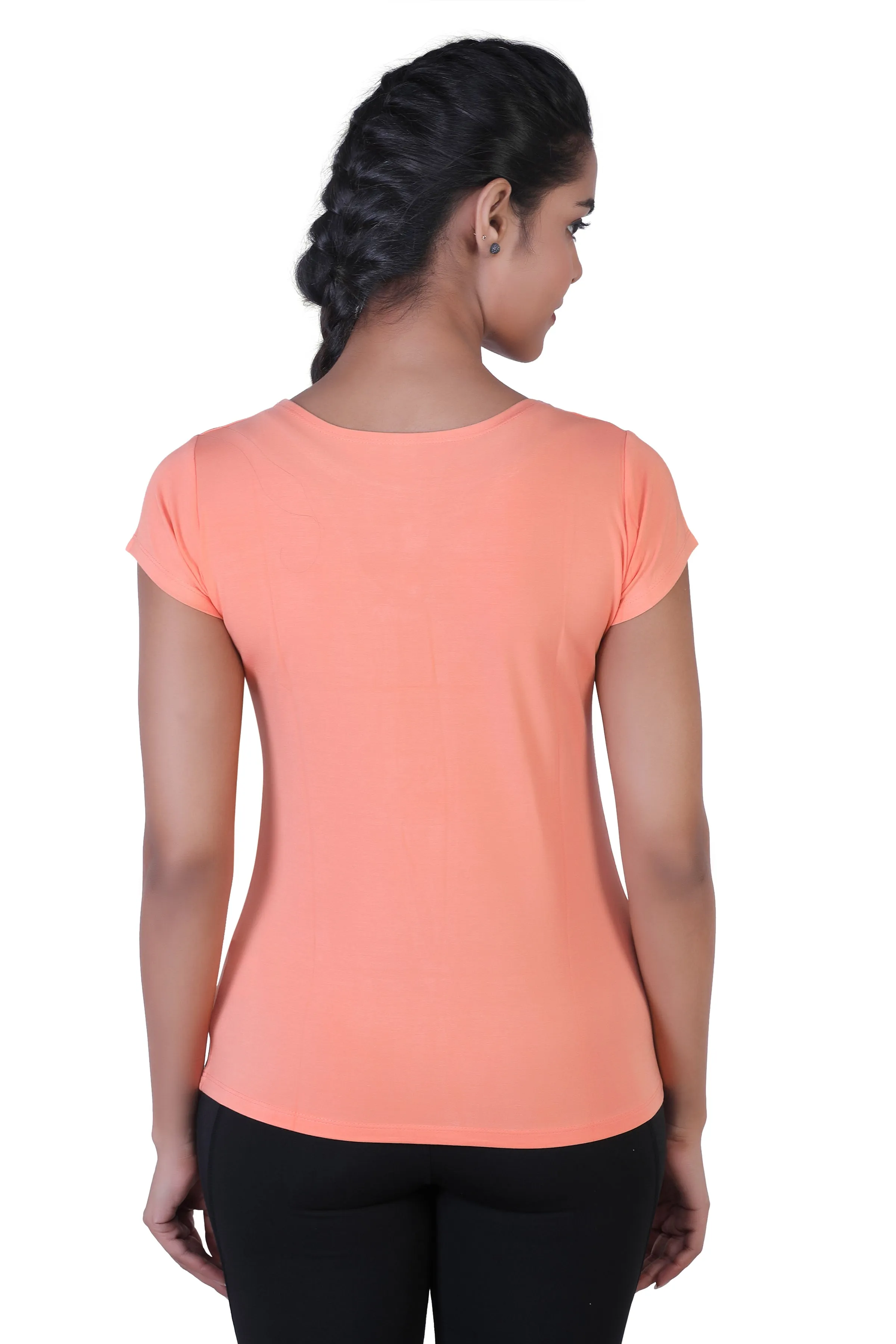 WOMEN'S SOLID ULTRA SOFT STANDARD FIT T-SHIRT