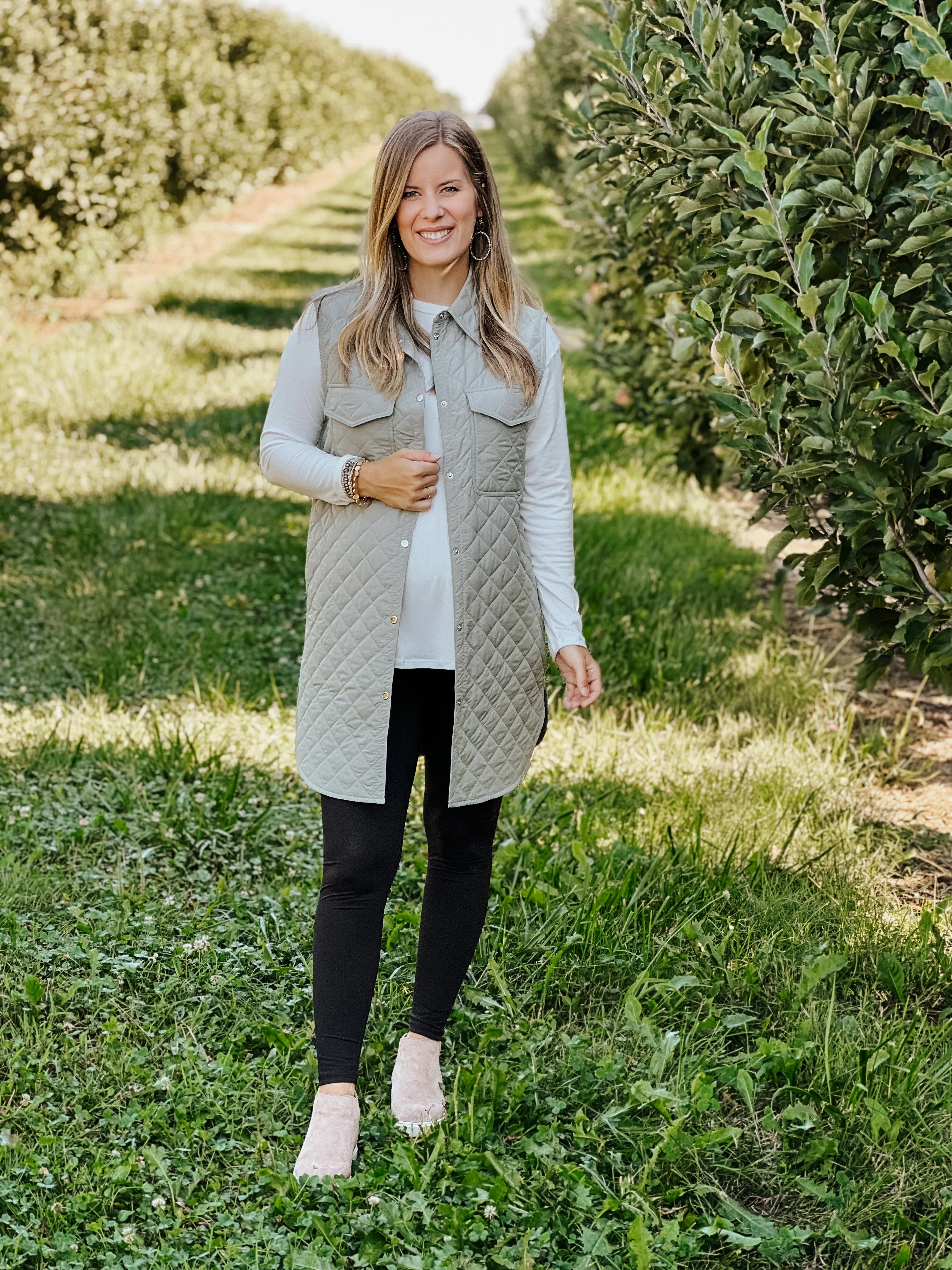 Woven Solid Vest