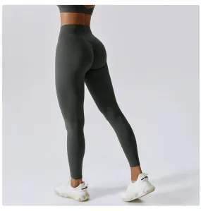 Xena-Seamless High-Waist Workout Leggings, Tummy control