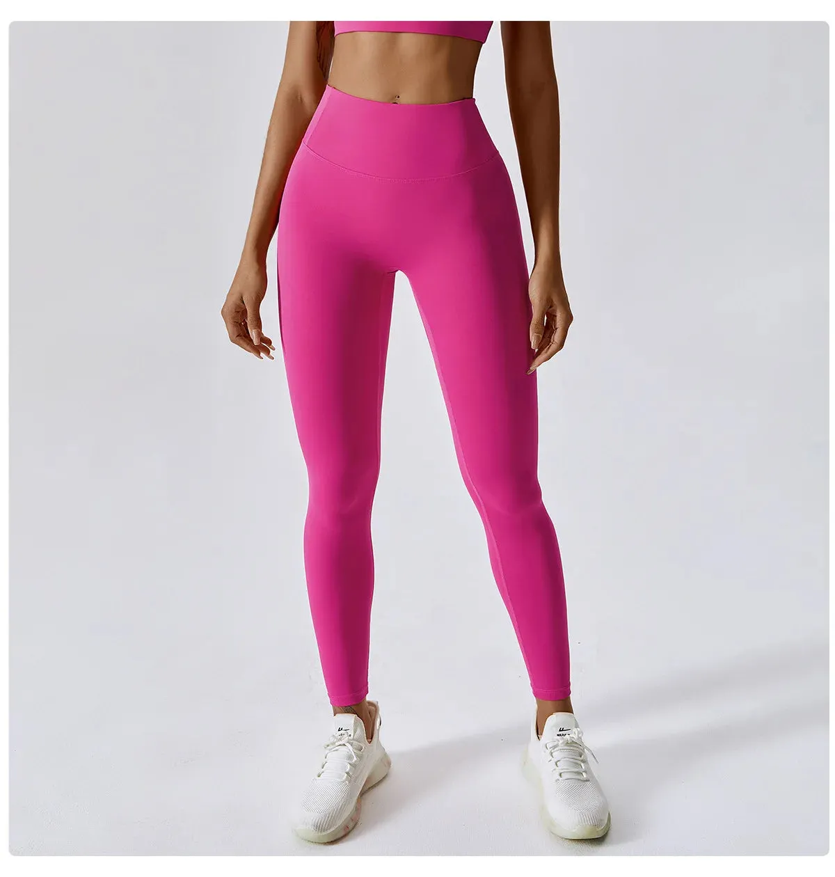 Xena-Seamless High-Waist Workout Leggings, Tummy control